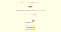Desktop Screenshot of dandbenterprises.com